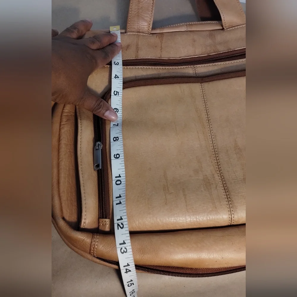 Wilson's Leather Tan Men's Laptop Bag